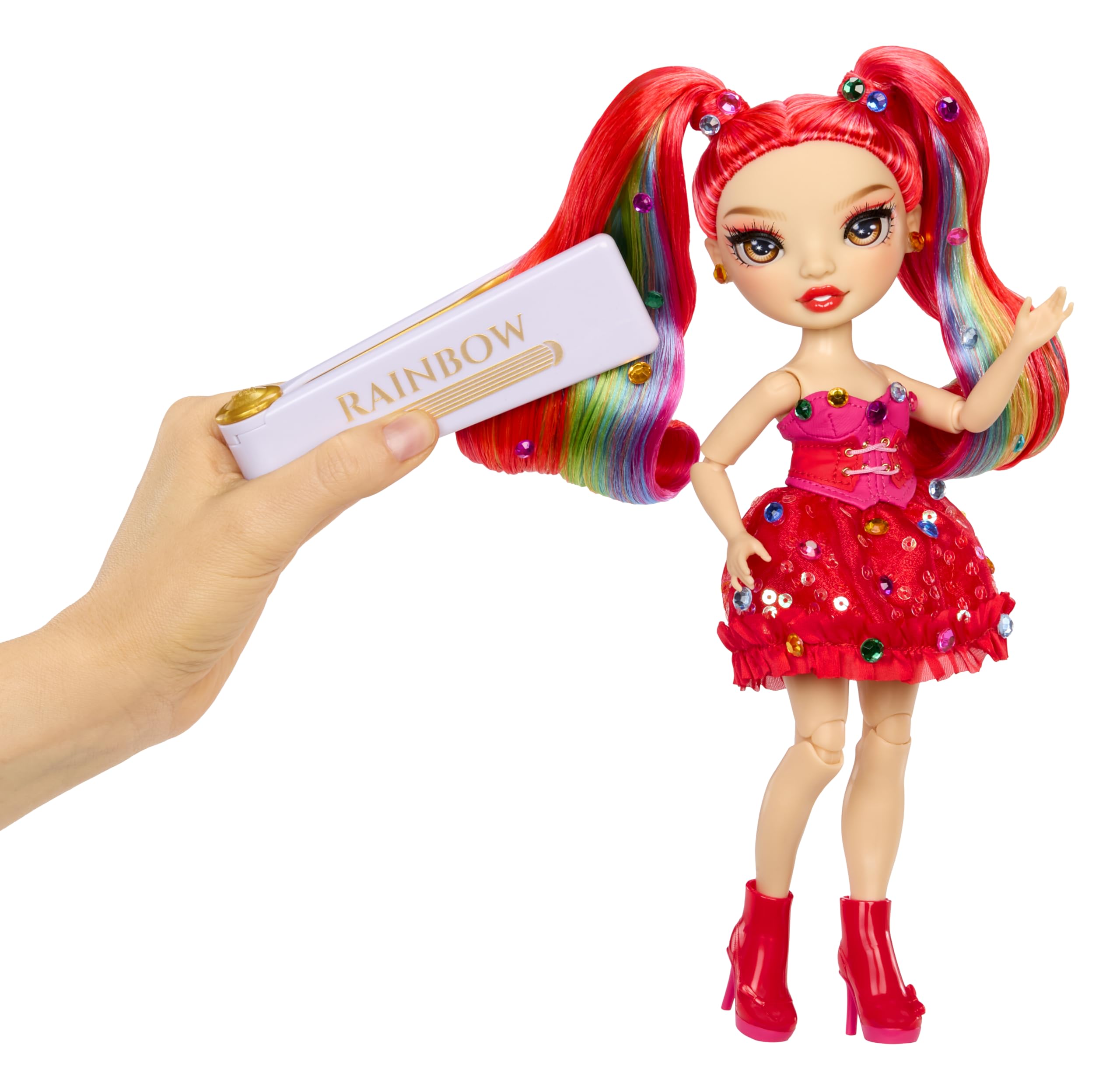 Rainbow High Be Dazzling - Vivienne Rouge 28cm Fashion Doll | Fully Articulated | Customizable with Gems 5