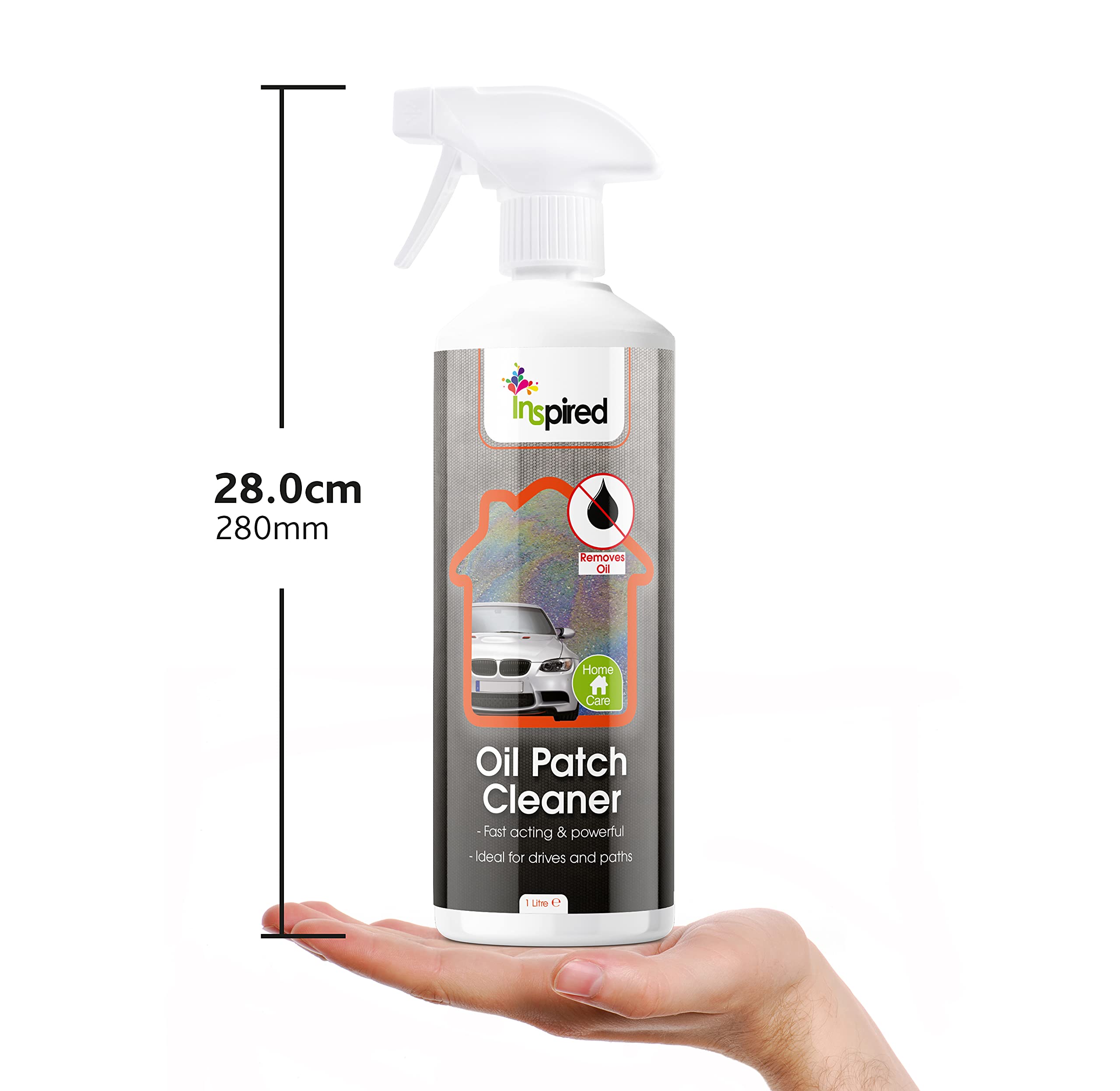 Inspired Oil & Tar Patch Remover - Fast Acting for Garage & Driveway | 1 Litre 3