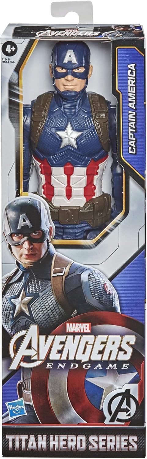 Marvel Avengers Titan Hero Series 30-cm Captain America Action Figure - Action Toy for Kids 4+