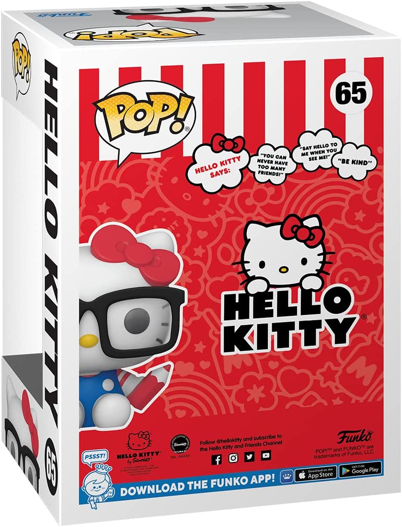 Sanrio: Hello Kitty - Hello Kitty Nerd Funko 72055 Pop! Vinyl #65