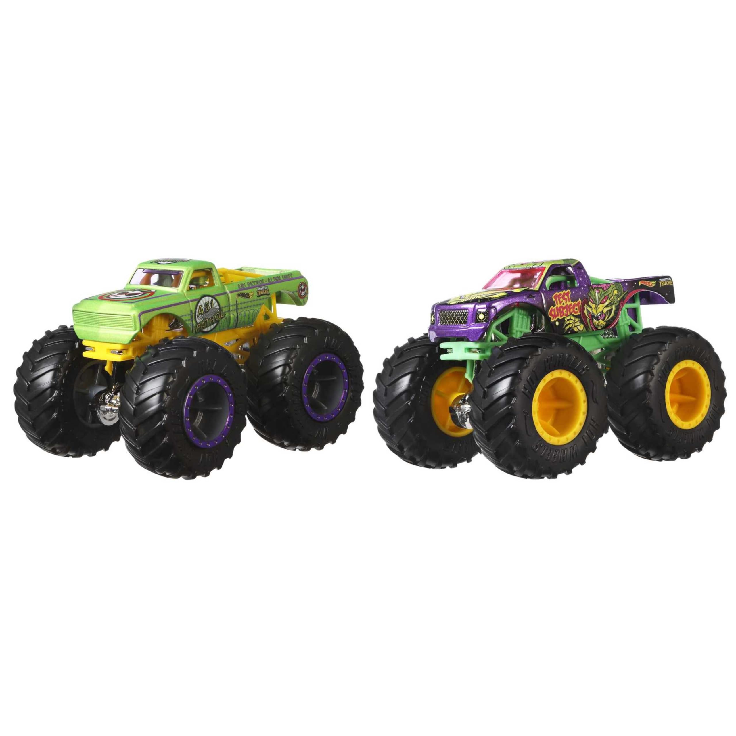 Hot Wheels Monster Trucks 1:64 Demo Doubles 2-Pk Assorted Models | Metal Die-Cast 6
