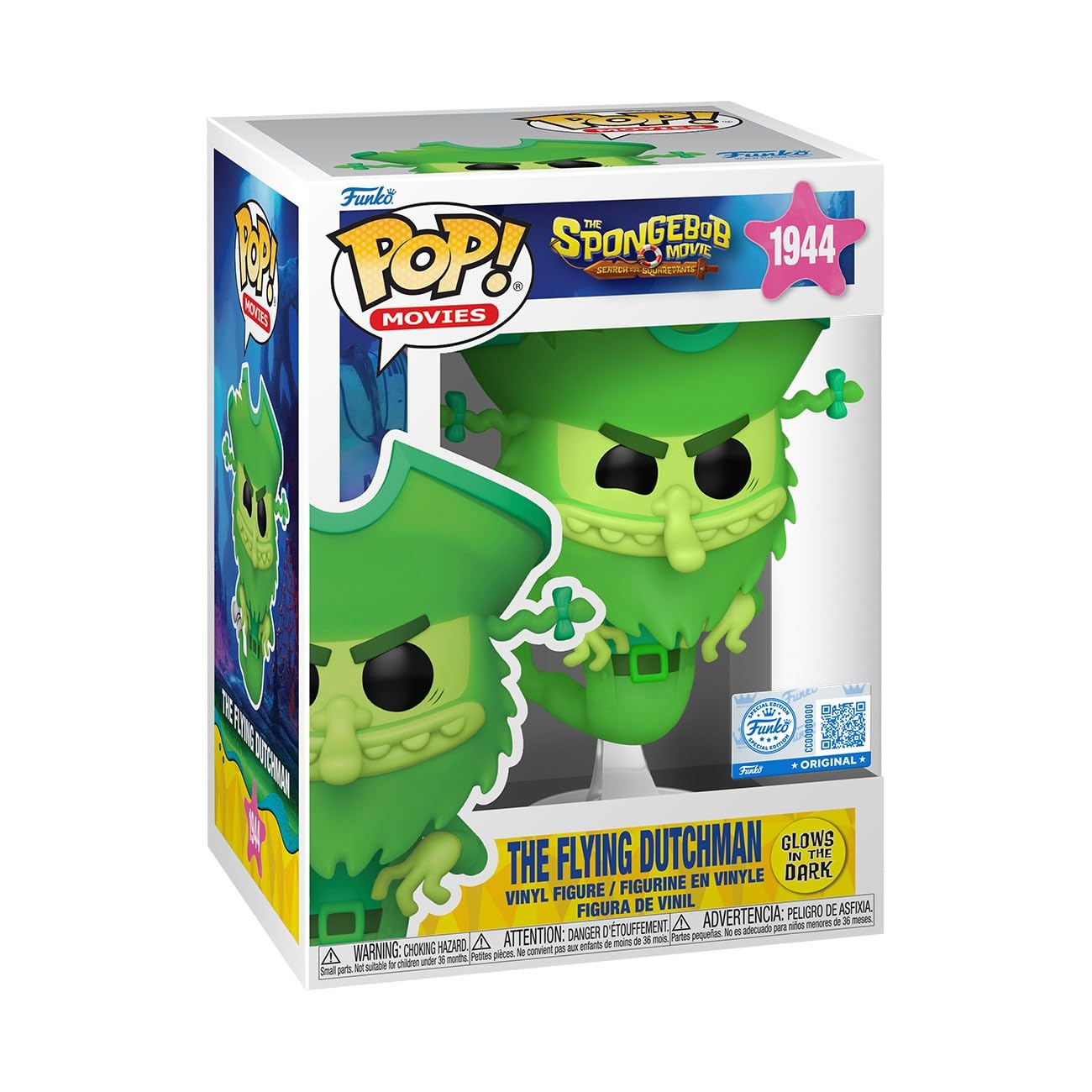 Funko Pop! Movies: The SpongeBob Movie - The Flying Dutchman Vinyl Figure (88143) 4