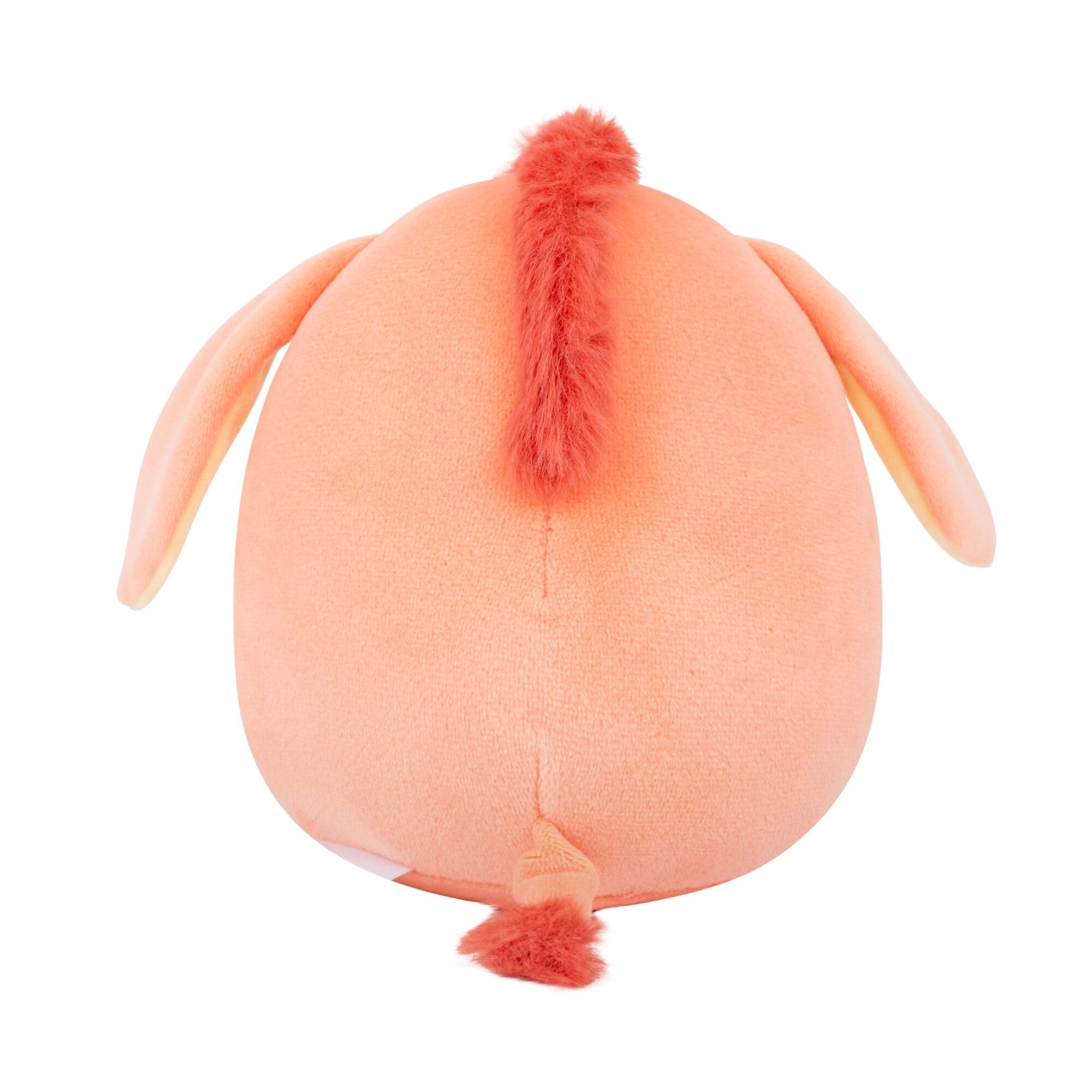 Squishmallows Original 7.5-Inch Llewyn the Peach Donkey - Easter Plush 3