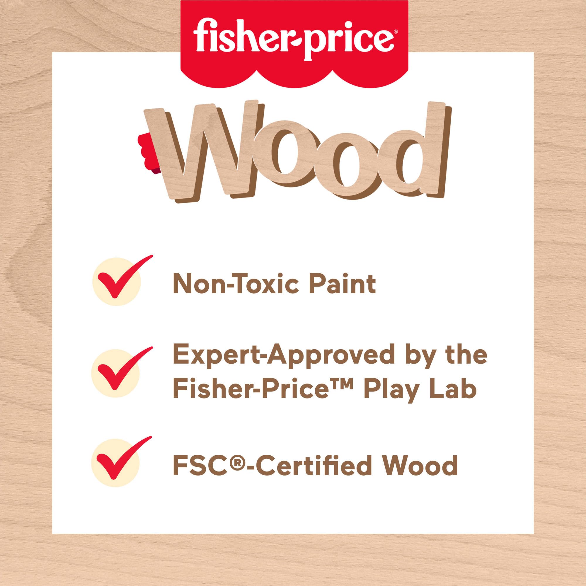 Fisher-Price Wooden Balance Tree Toy - Stacking & Balancing Play for Kids 3+ 9