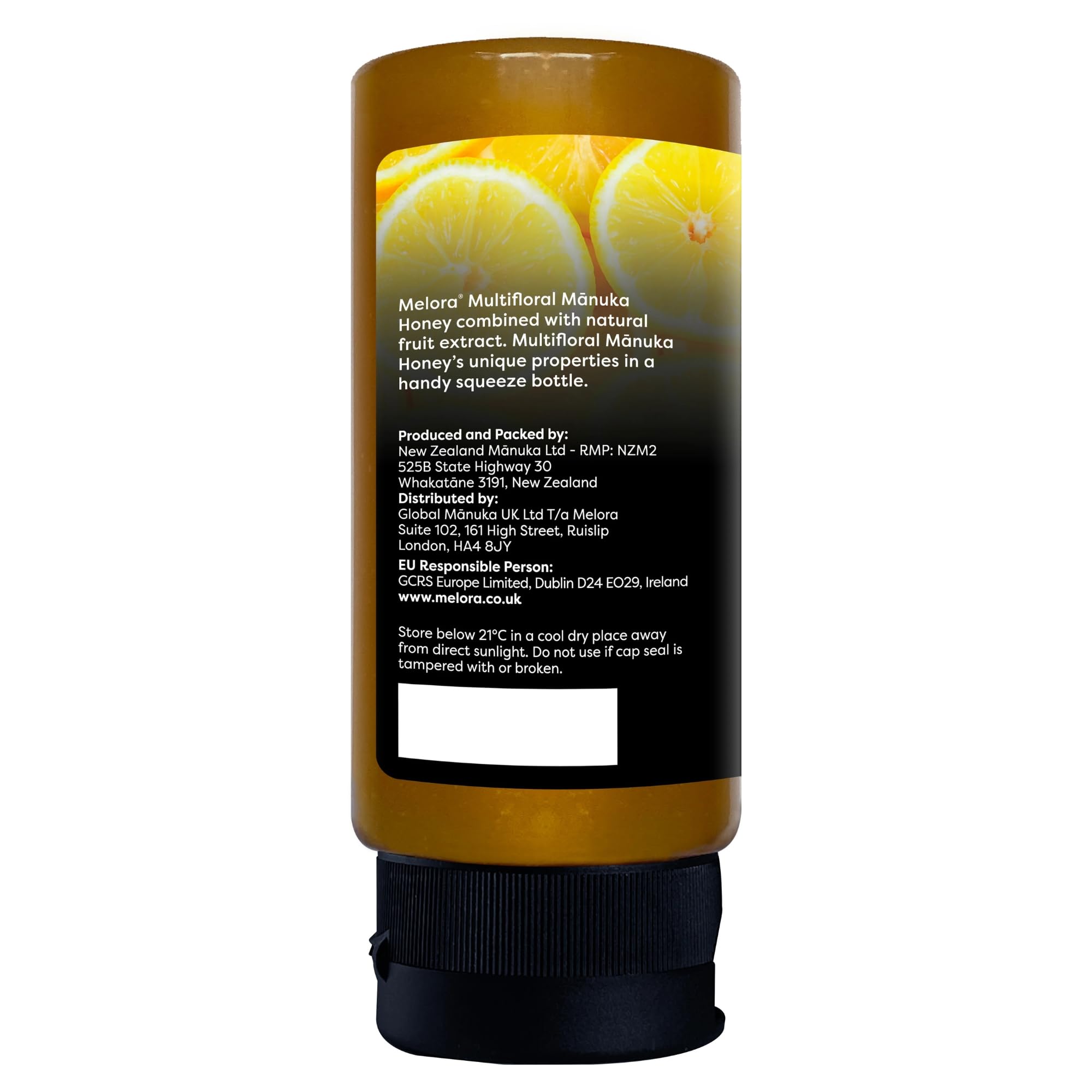 Melora 100% Pure Certified Mānuka Honey Squeeze Bottle | 330g | MGO Content 6