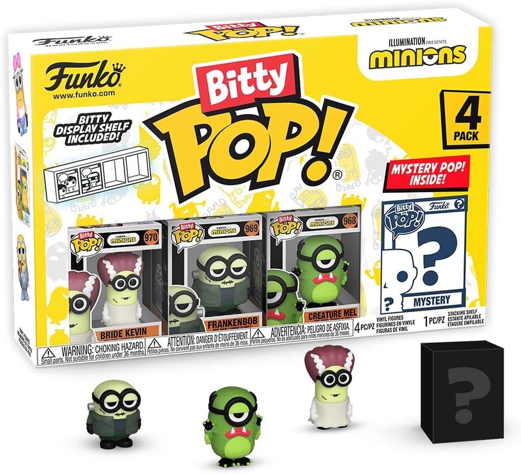 Funko Minions Bitty POP! Mystery Mini Figure 4-Pack (73036)