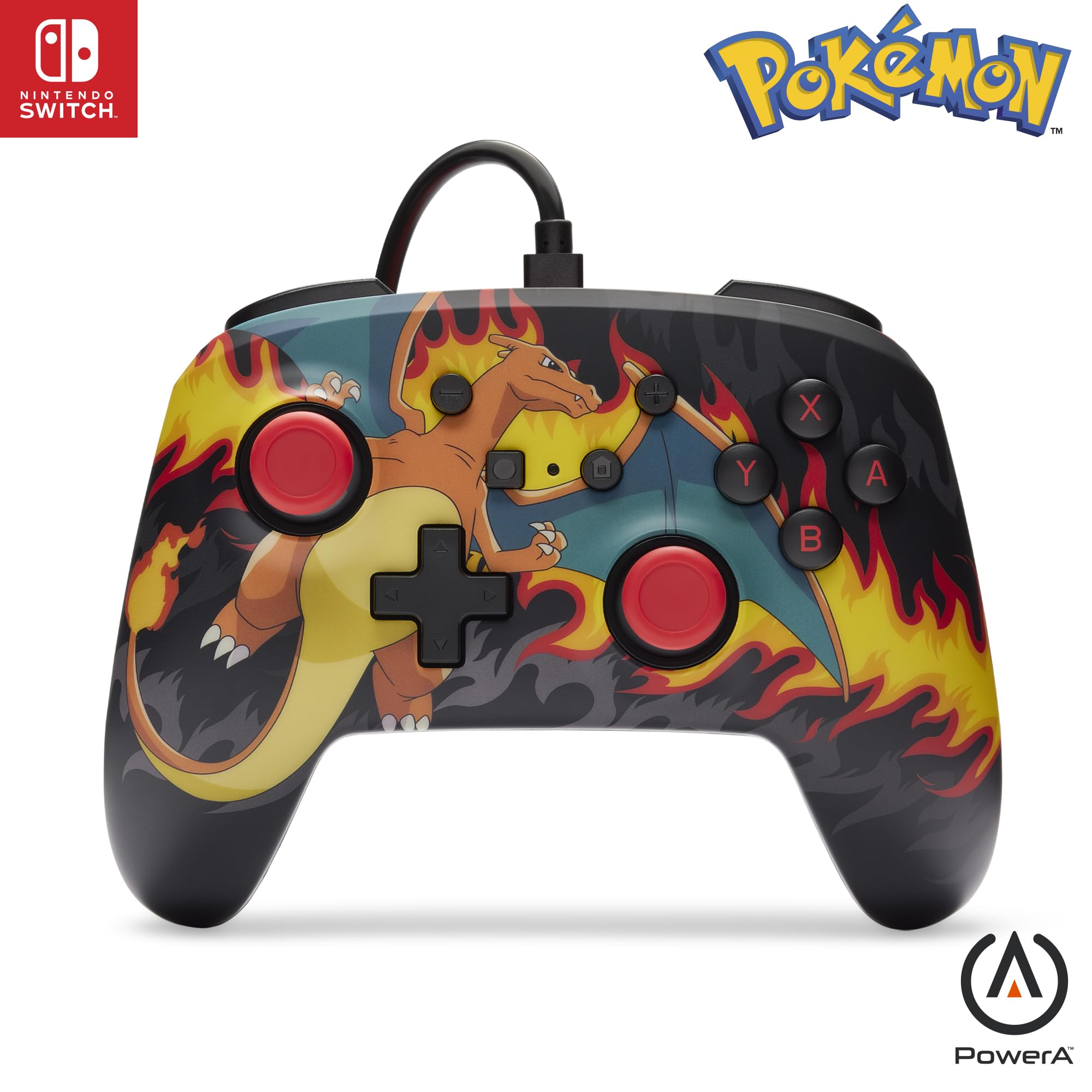 Charizard Firestorm - Enhanced Wired Controller for Nintendo Switch 1