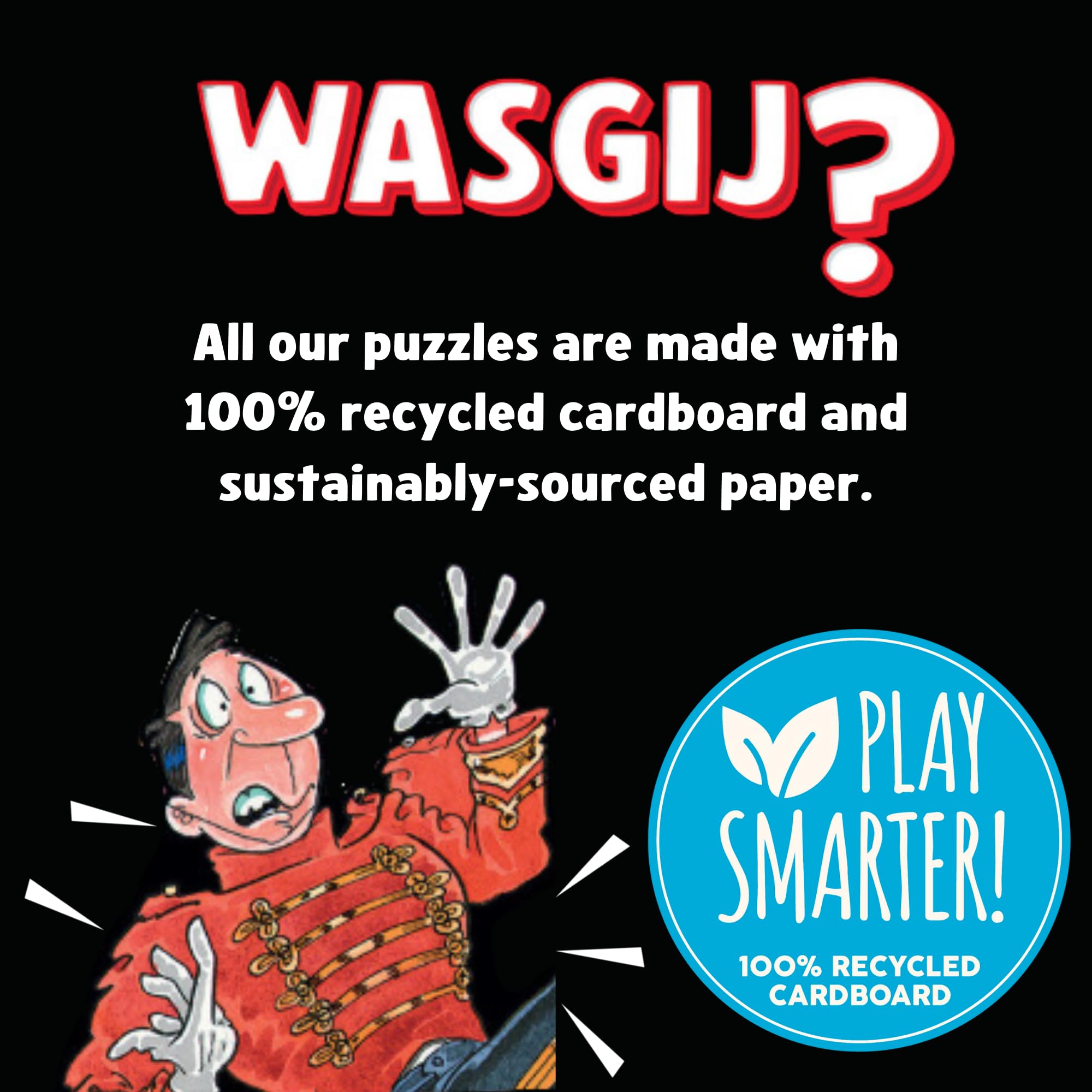 Wasgij Retro Mystery 9: The Great Train Robbery - 1000 Piece Puzzle for Adults 2
