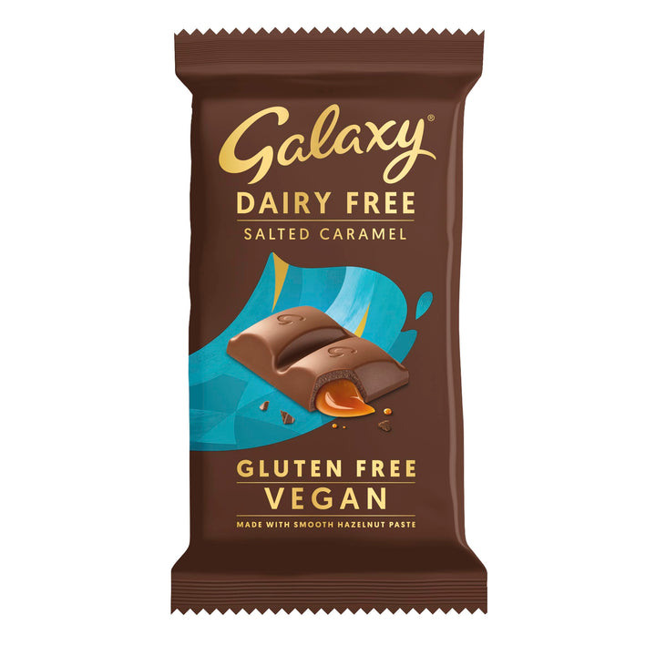Galaxy - Dairy Free Chocolate Bar Vegan Caramel & Hazelnut 100g
