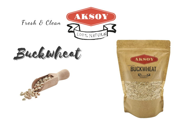 AKSOY Buckwheat 1.25KG Hulled Buckwheat Groats – Raw, Vegan, Non-GMO Whole Grain