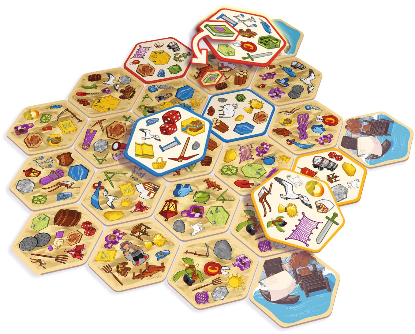 Asmodee Dobble Catan Family Card Game | Ages 8+ | 2-6 Players | 15 Min