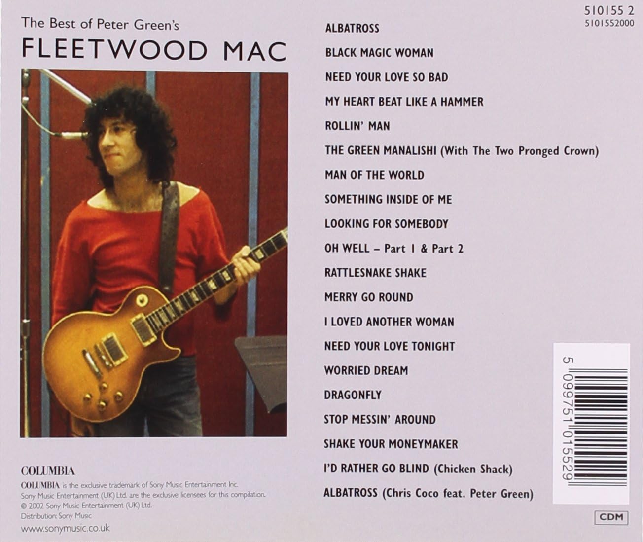 Peter Green's Fleetwood Mac - The Best Of Peter Green's Fleetwood Mac CD