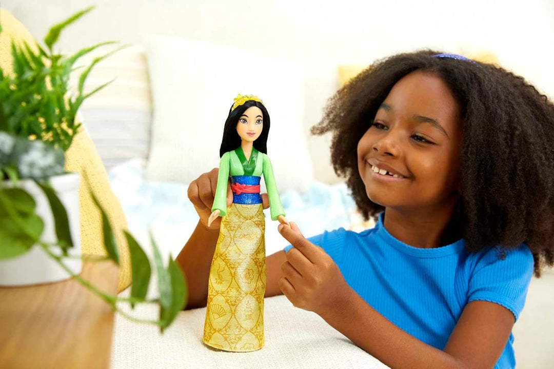 Mulan Posable Fashion Doll - Sparkling Movie-Inspired Outfit, 3+ Years