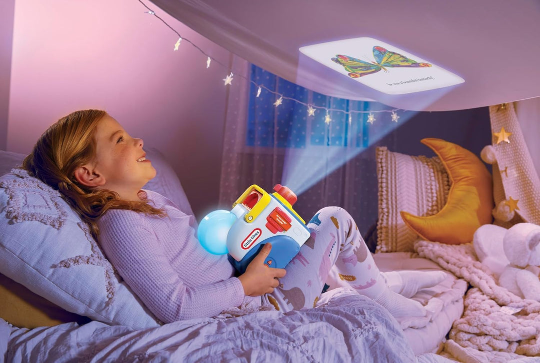 Little Tikes Story Dream Machine Collection - 3 Eric Carle Stories & Light-Up Caterpillar - Ages 3+