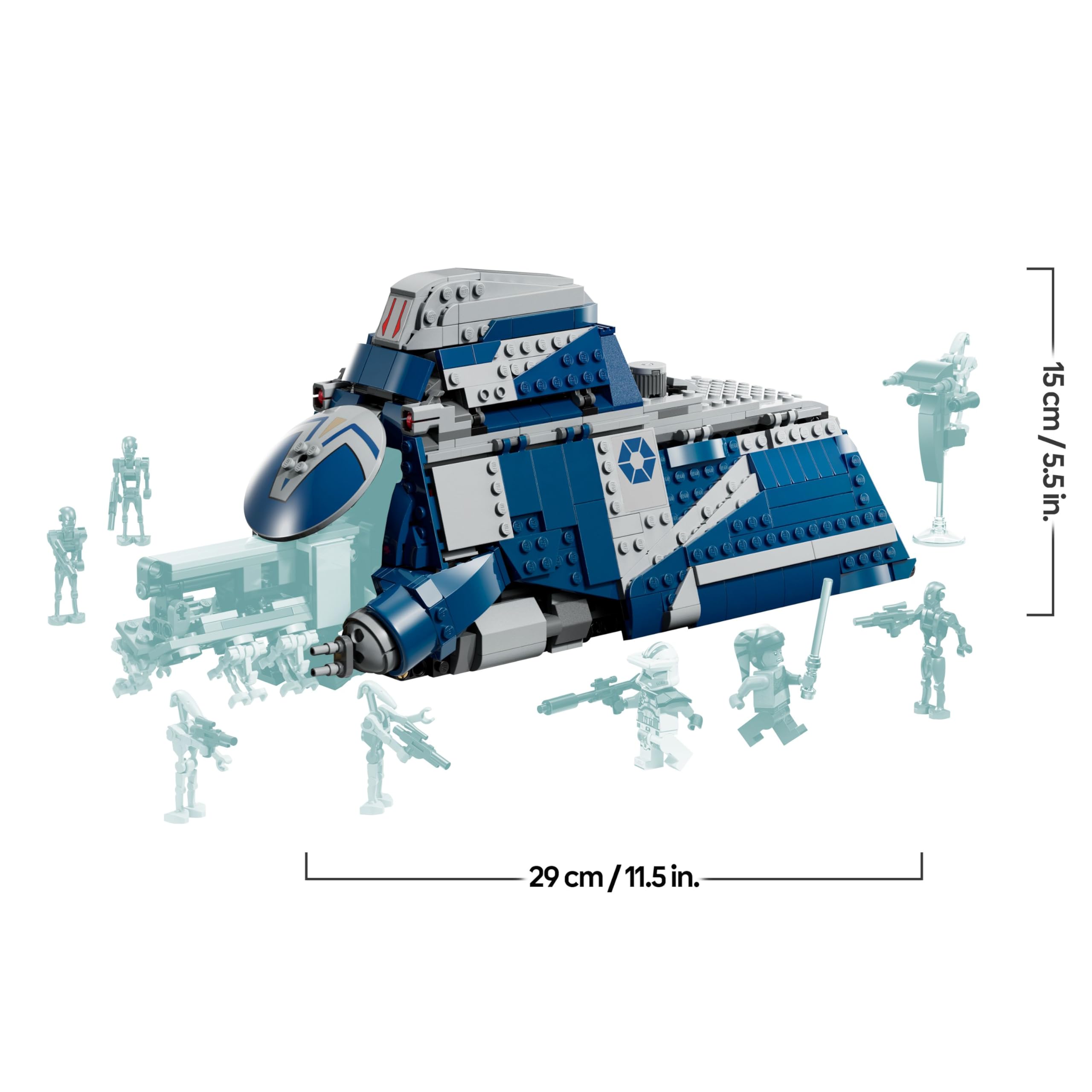 LEGO Star Wars 75435 Battle of Felucia Separatist MTT Building Set for Ages 9+ 7