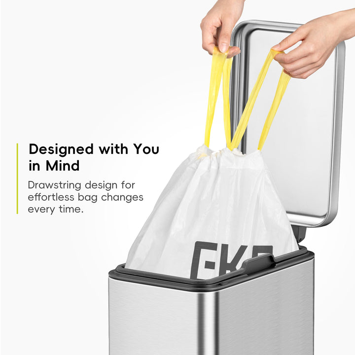 EKO - Extra Strong Heavy Duty Bin Liners 3-6L - White Trash Bags