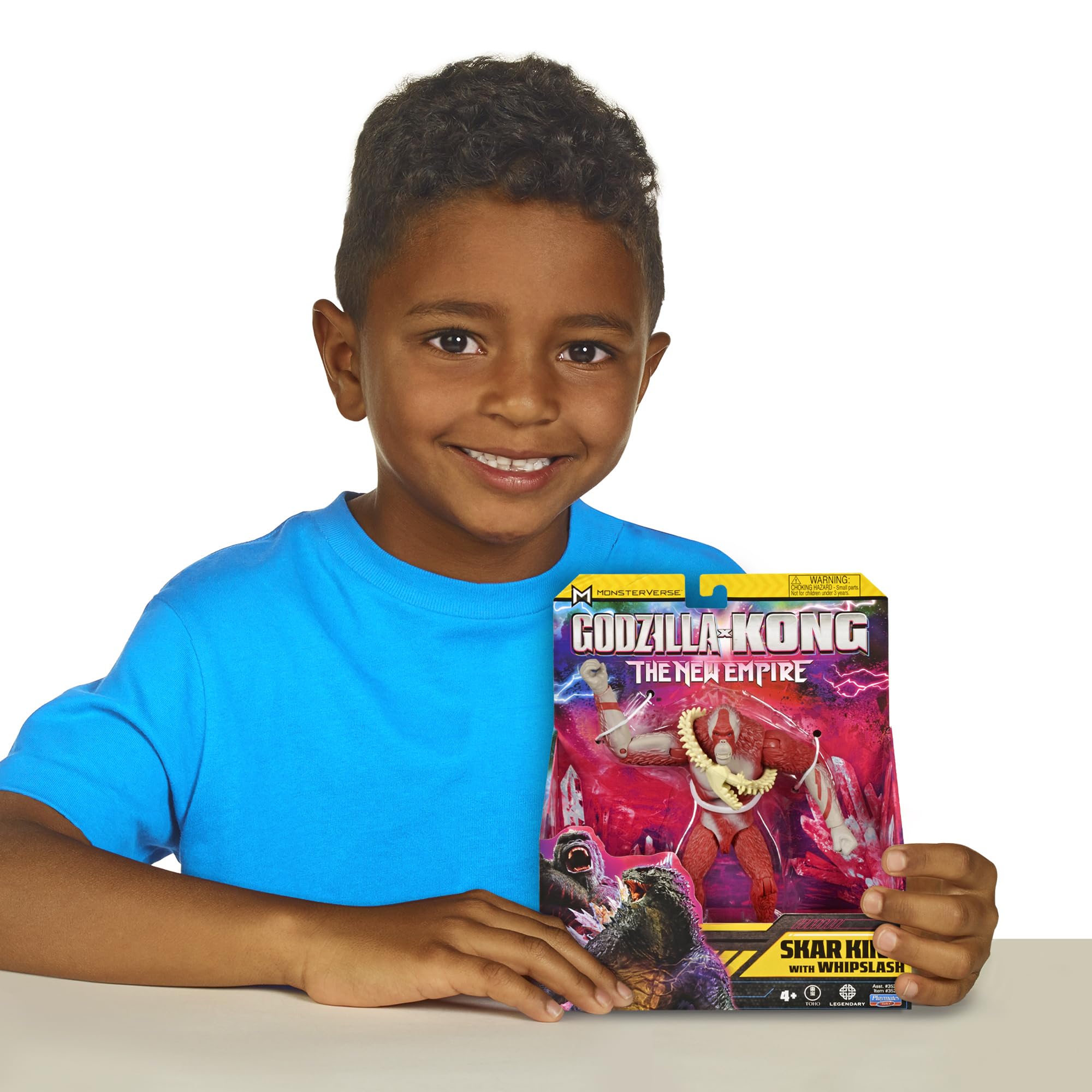 MonsterVerse Skar King Action Figure Toy, 6-Inch, Includes Bone Whiplash Weapon | Ages 4+ 3