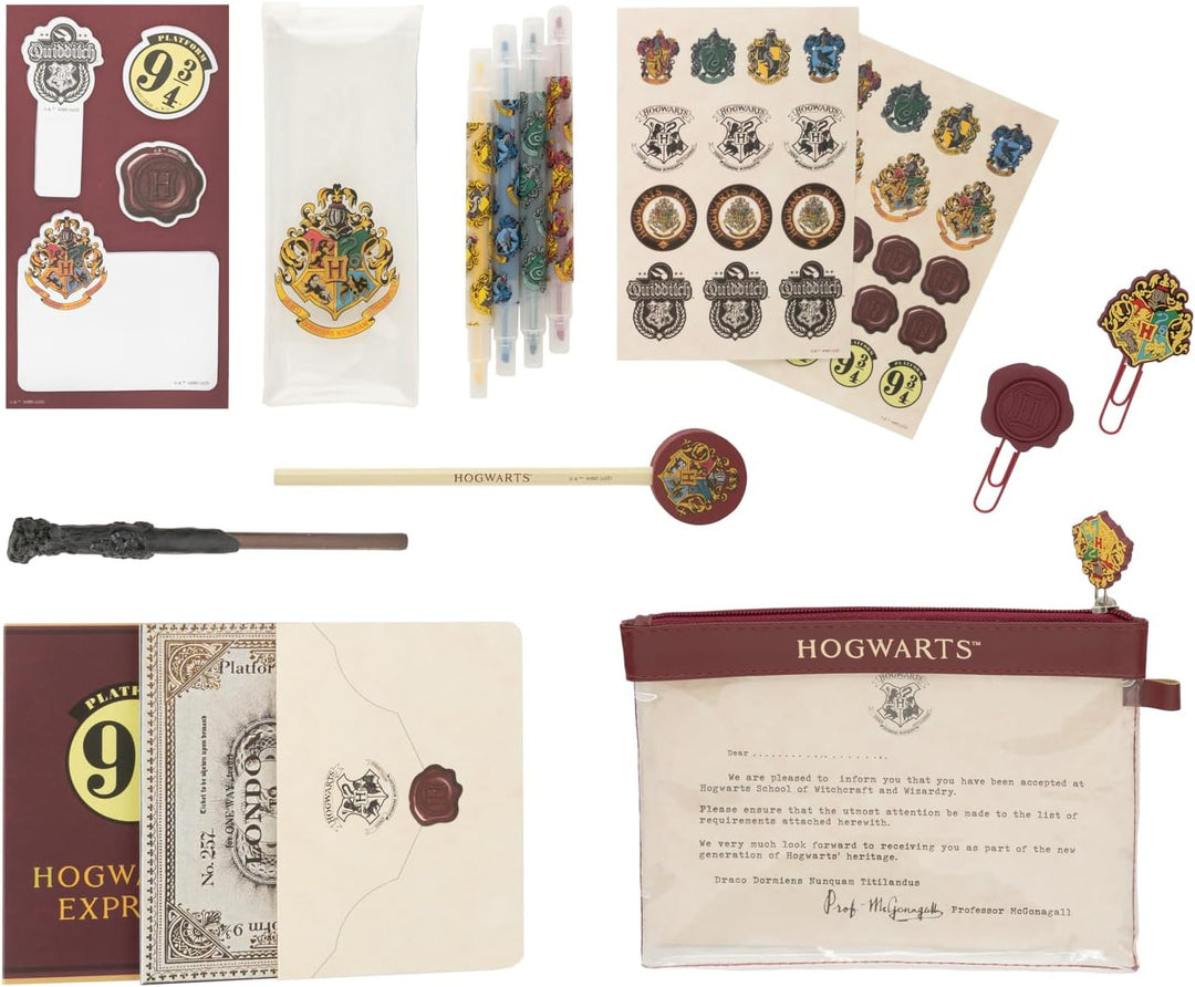 Grupo Erik Harry Potter Hogwarts Stationery Set with Pencil Case, Notebooks & Accessories (HP-001)