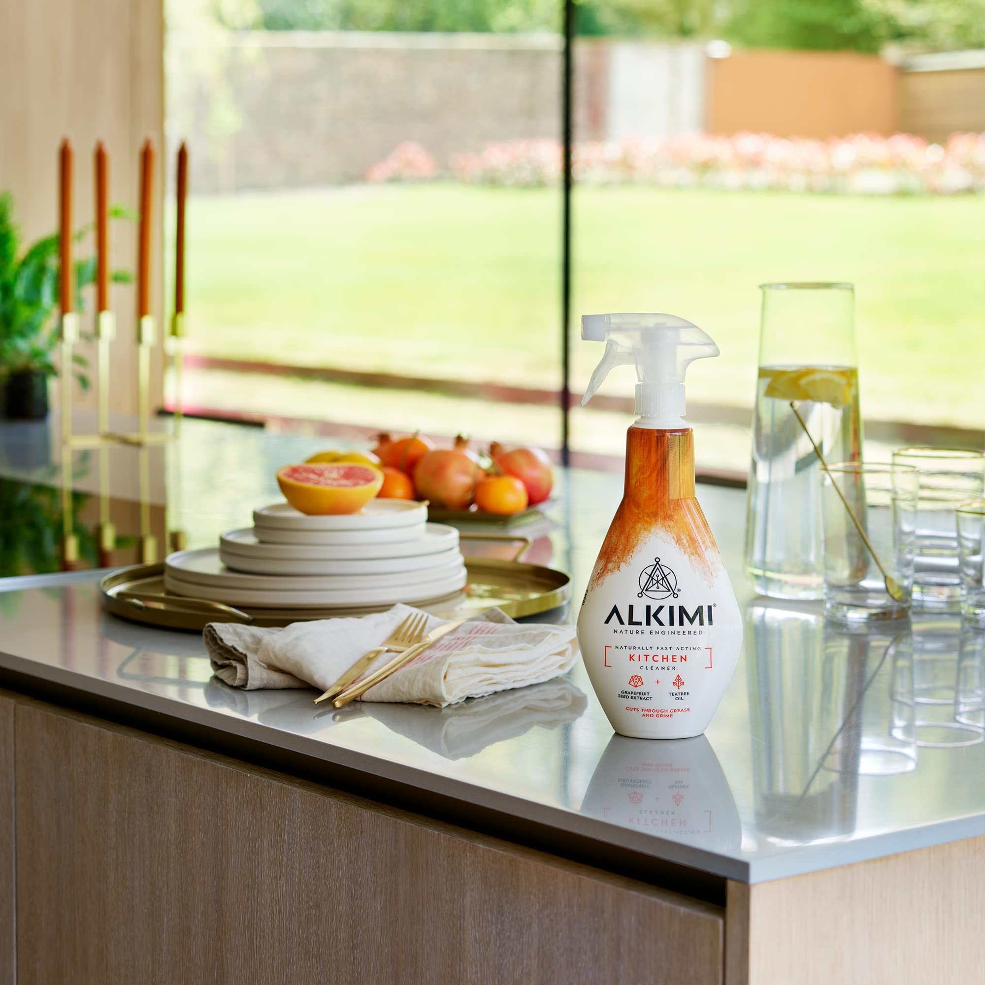 ALKIMI Kitchen Cleaning Spray - Powerful Grease & Grime Removal | Pack of 3 x 500ml