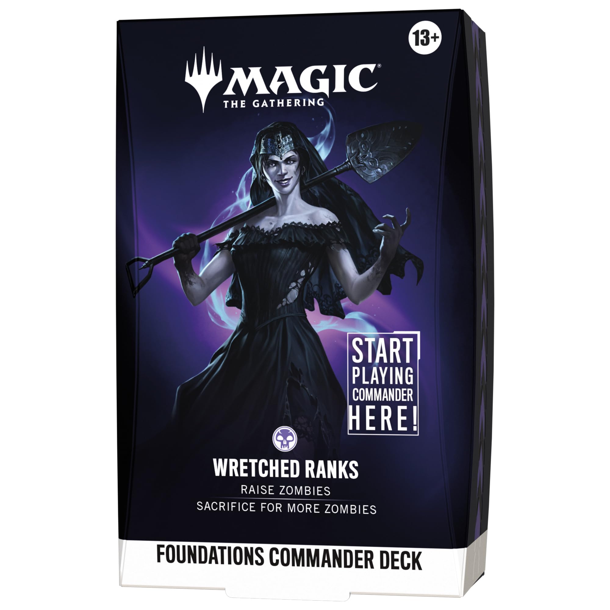 Magic: The Gathering Foundations Commander Deck - Wretched Ranks | 100-Card Deck | Ages 13+