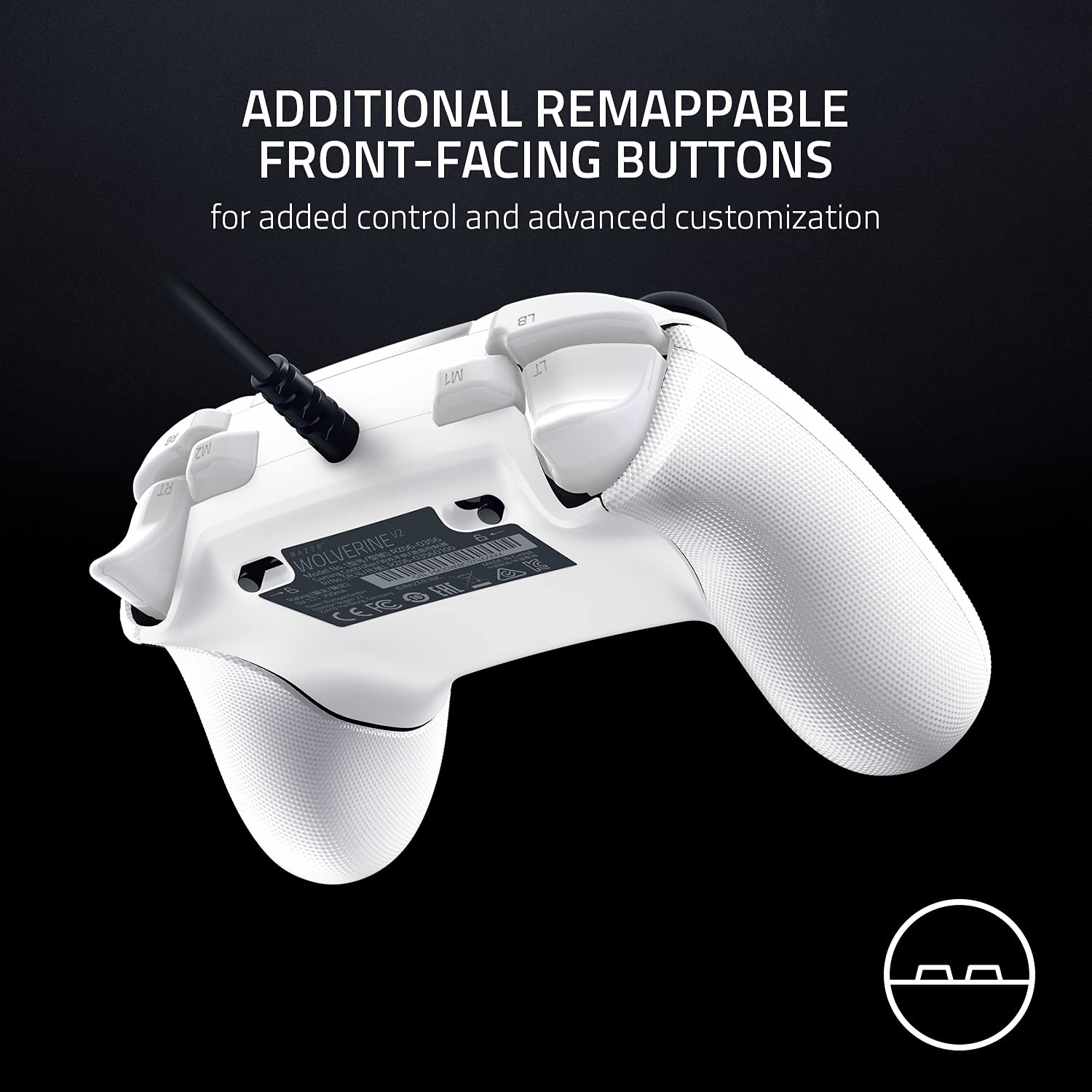Razer Wolverine V2 - Wired Gaming Controller for Xbox Series X|S, Xbox One & PC - Mercury White 6