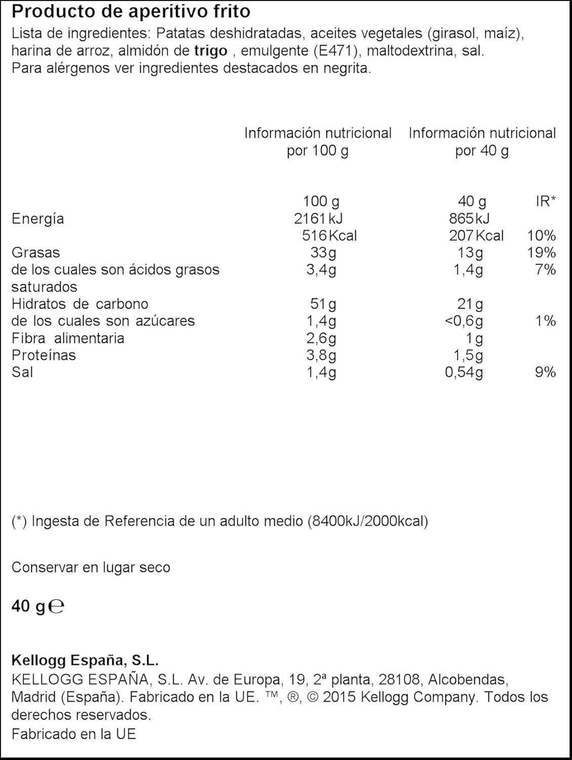 Pringles Original Potato Chips 40g (Pack of 12) 4