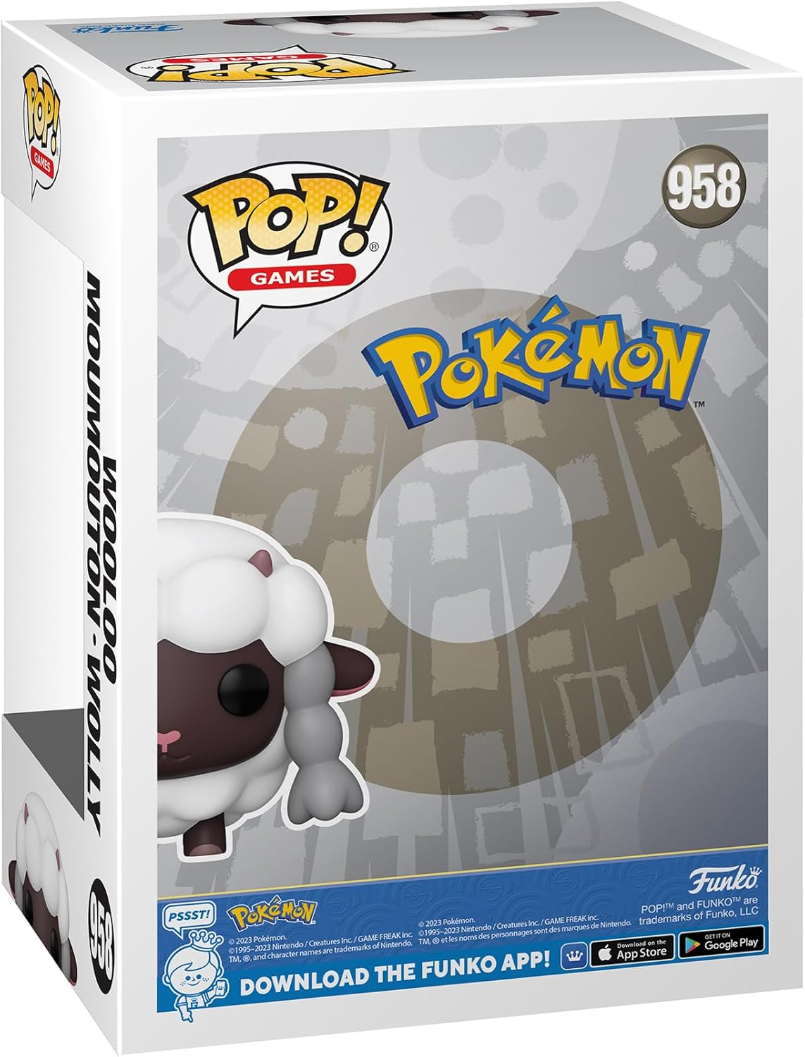 Funko Pop! Games: Pokemon - Wooloo Vinyl Figure (70978) 3