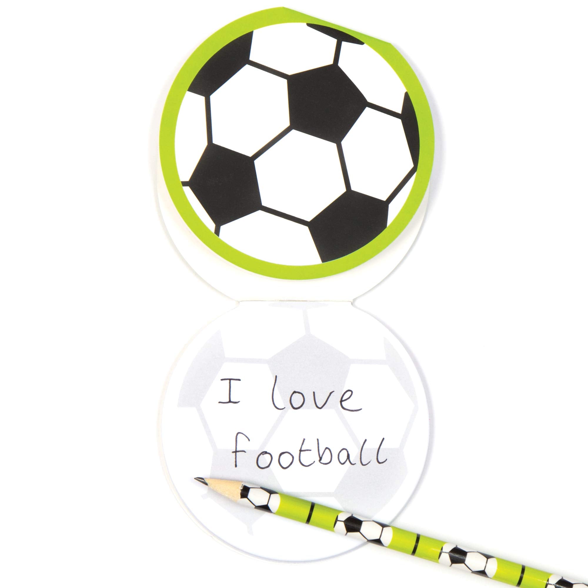 Baker Ross Football Memo Pads - Pack of 6 | Ideal for Kids Goodie Bags & Party Favours 4