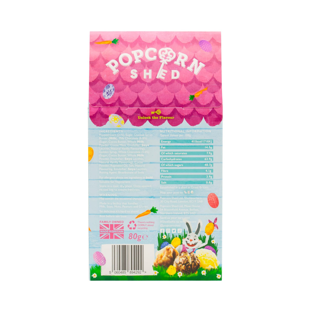 Popcorn Shed Chocolate Trio Gourmet Popcorn - 80 g