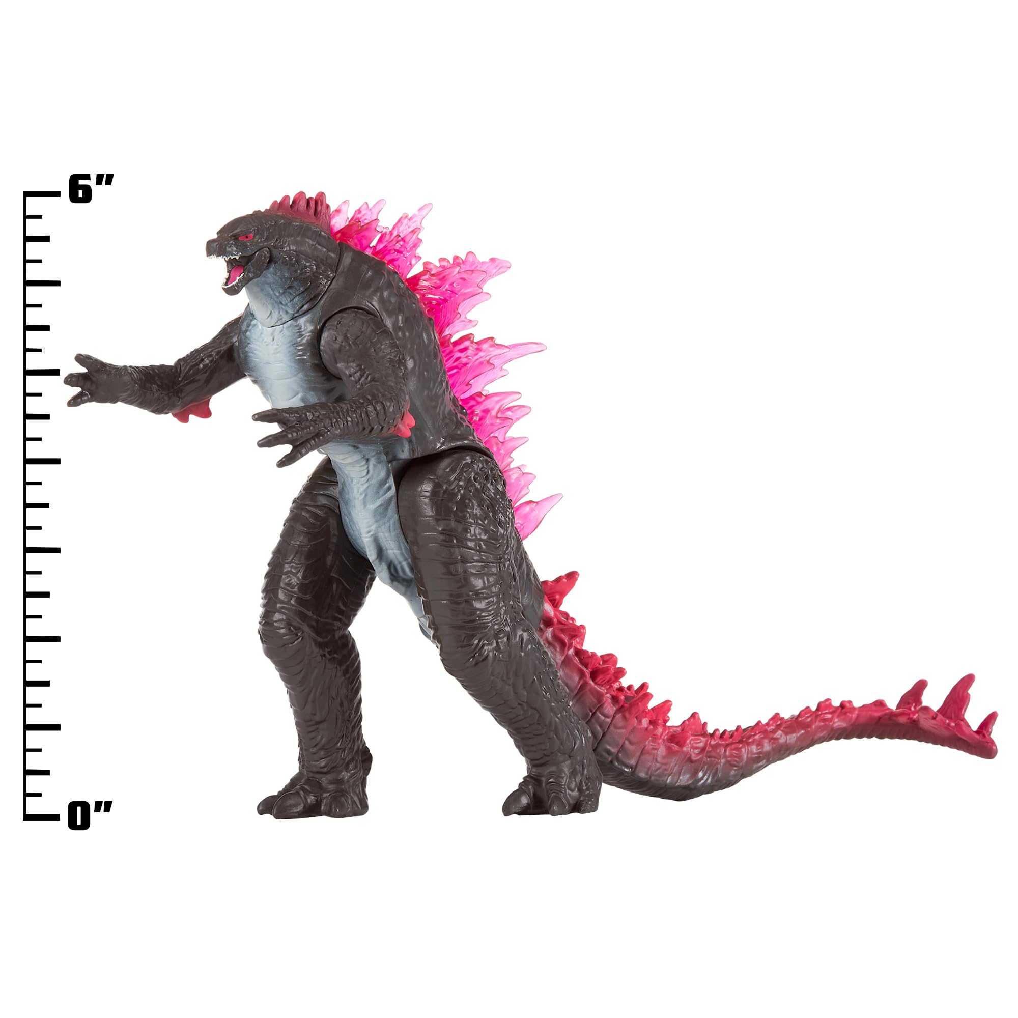 MonsterVerse Godzilla x Kong Real Feel Action Figure - 6-Inch Scale | Multicolor Plastic 6