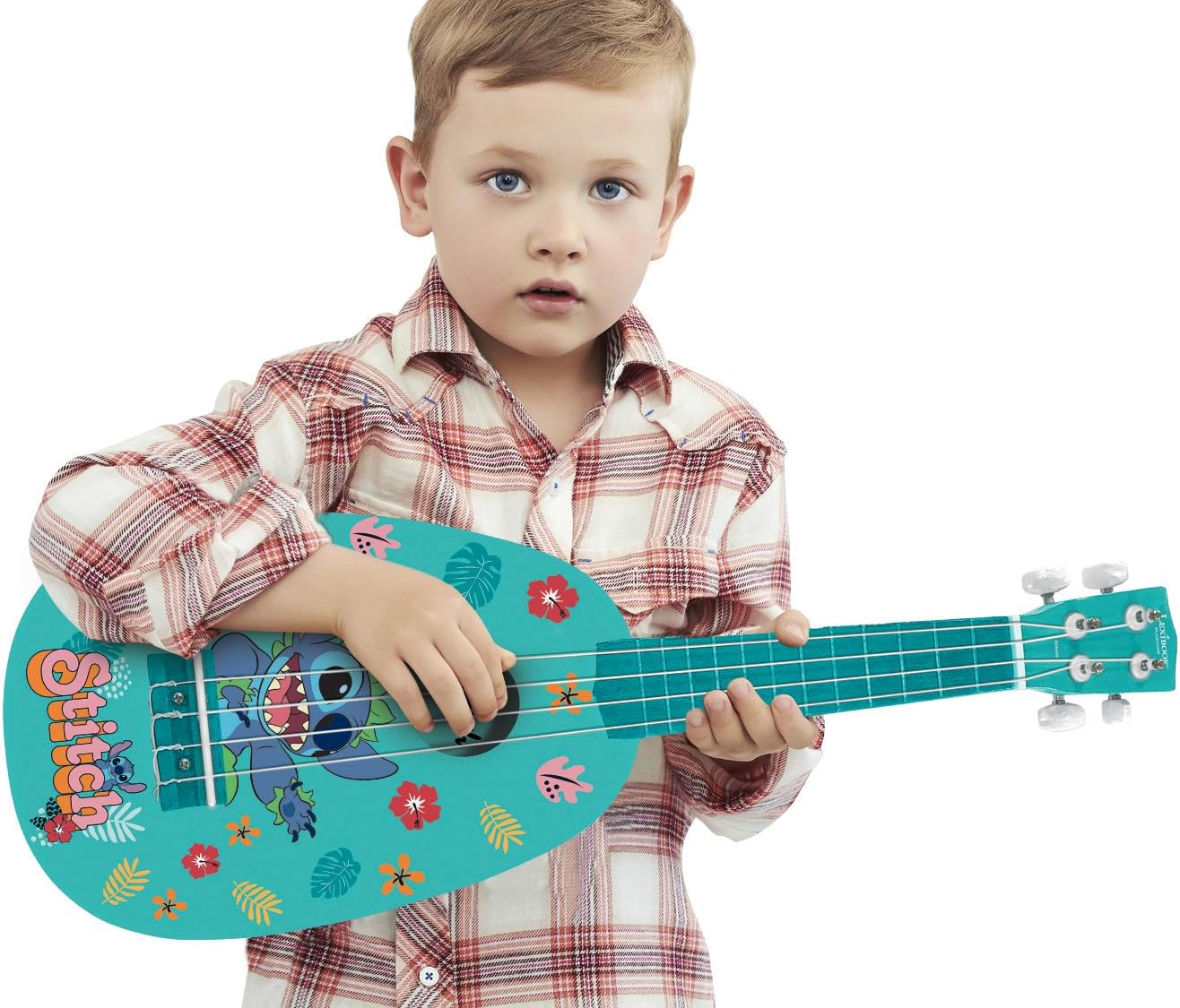 Lexibook - Disney Stitch My First Wooden Ukulele (K230D) 6