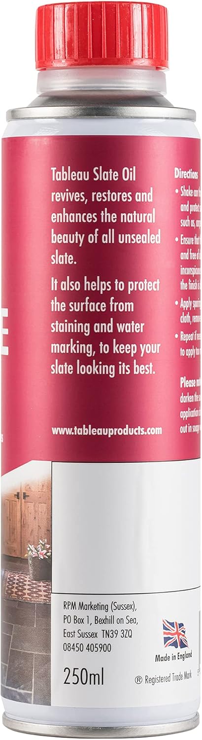 Tableau - Slate Oil 250ml Rejuvenating Treatment for Unsealed Slate Surfaces