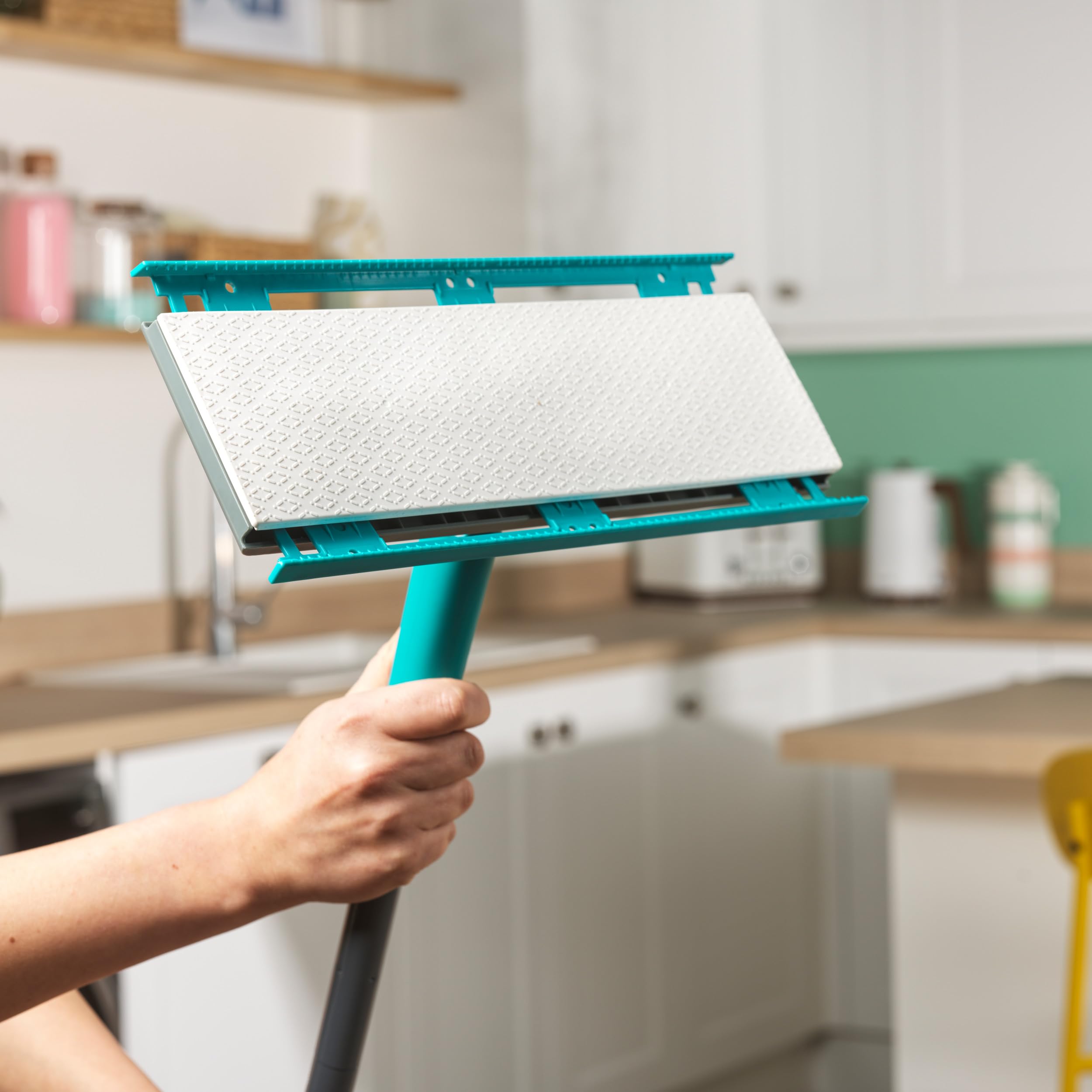 Beldray Anti-Bac Clip-to-Grip Large Mop for Tiles, Floors, Windows & Mirrors 16