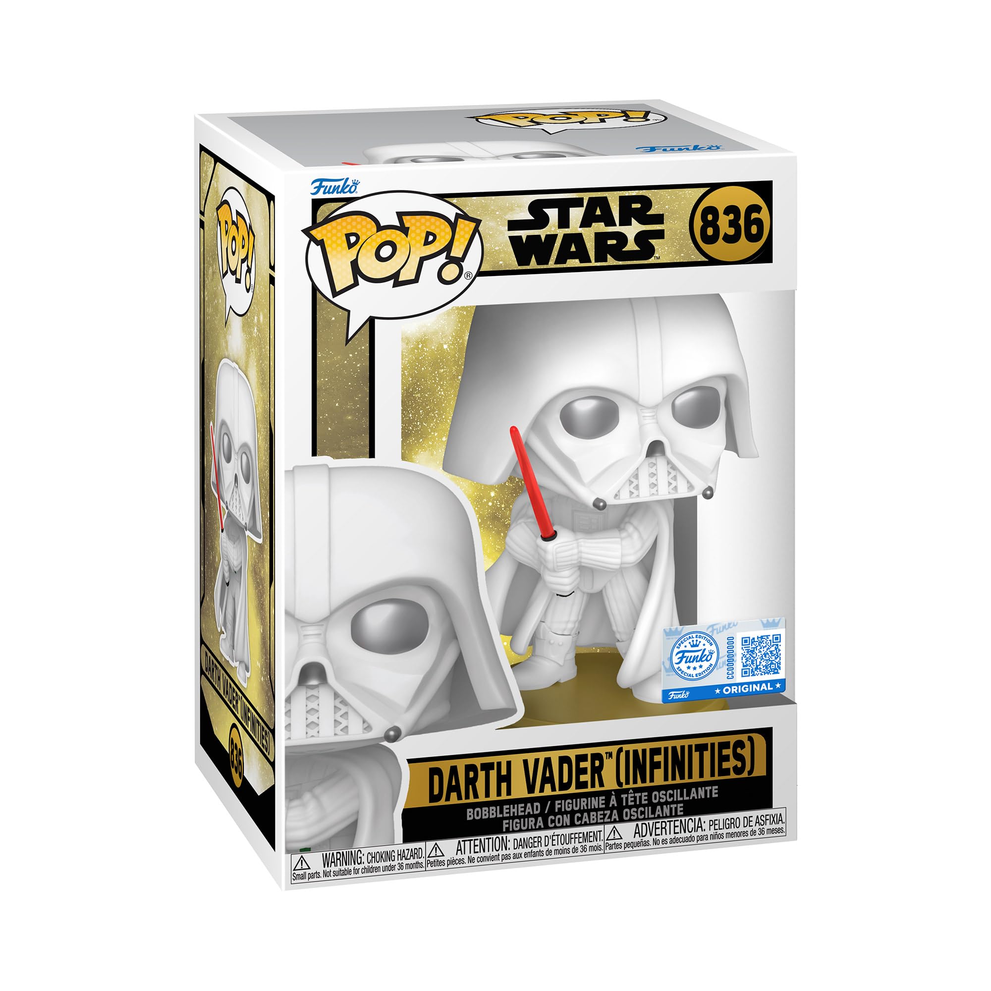 Funko POP! Star Wars: Infinities Return of the Jedi - Darth Vader Vinyl Figure | 3.75 in