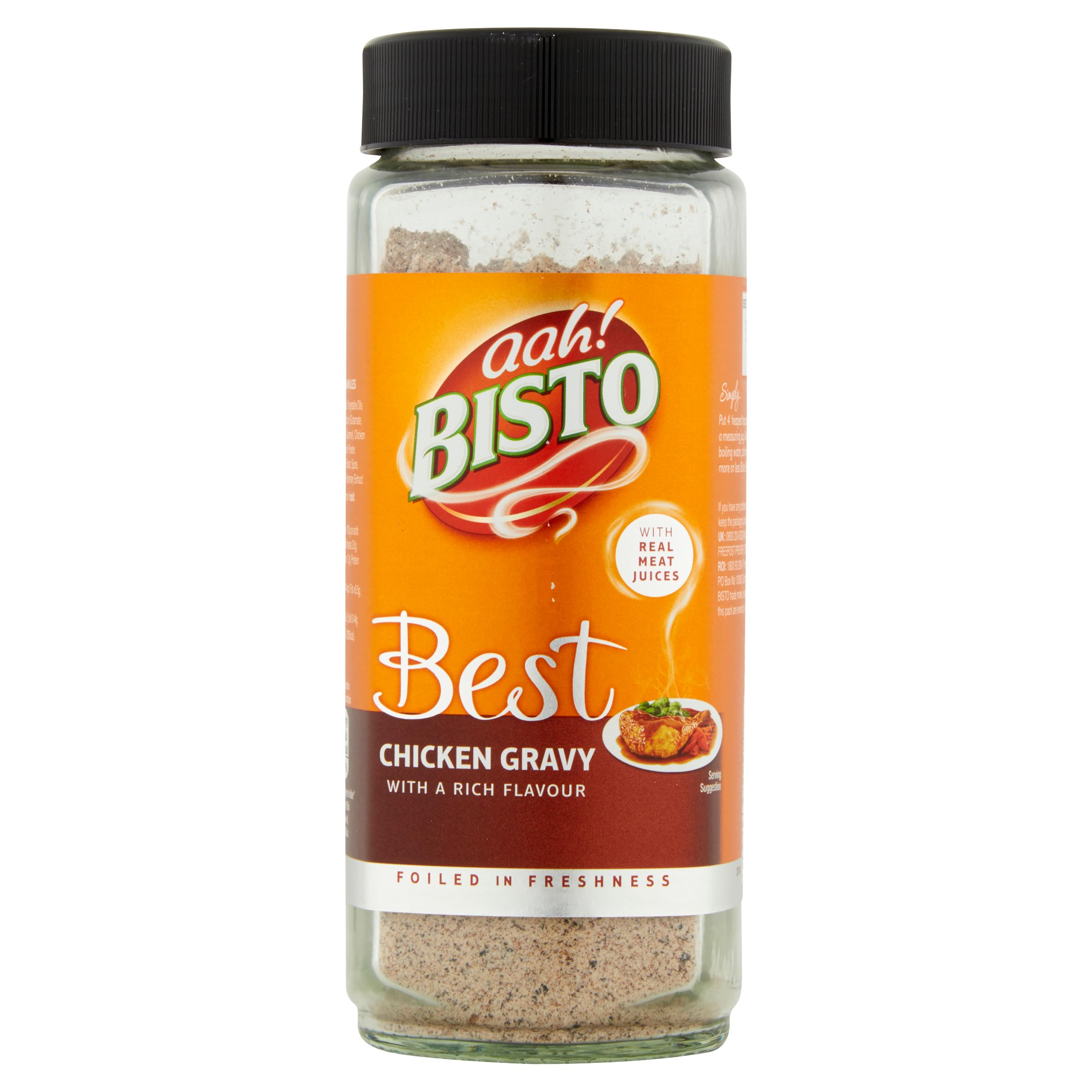 Bisto - Best Chicken Gravy Granules Made with Real Meat Juice, 390g Jar 1