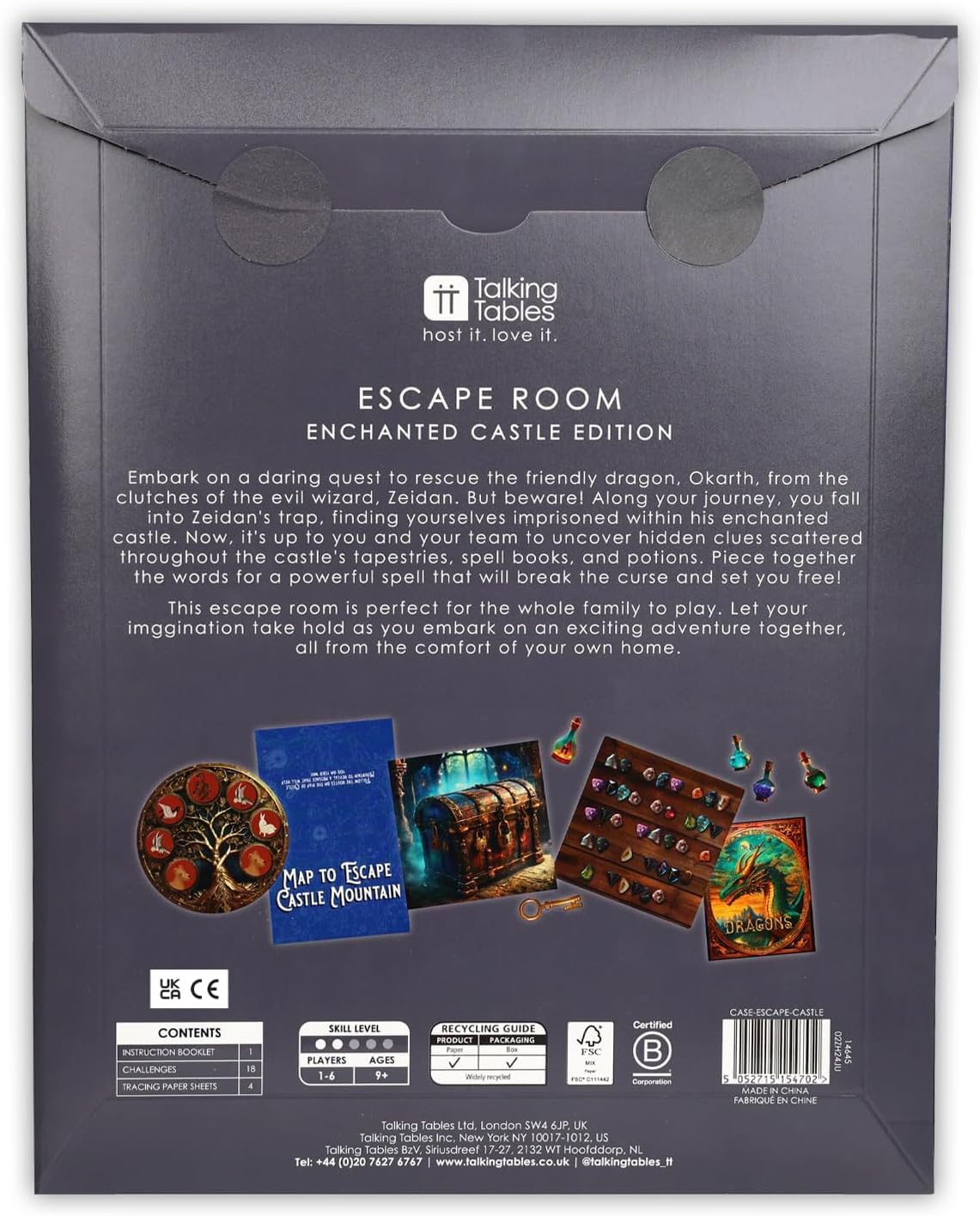 Talking Tables Escape The Enchanted Castle Rescue the Dragon Escape Room Game 11