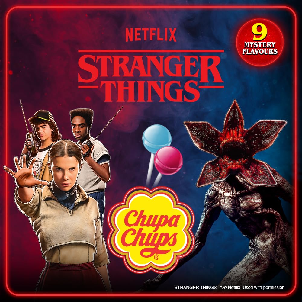 Chupa Chups Stranger Things - Right Side Up Limited Edition Lollipop