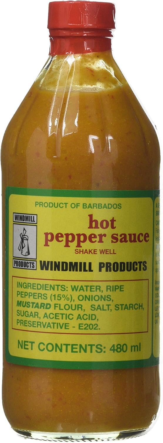 Windmill Hot Pepper Sauce, 480 ml - The Flavour of Barbados 1