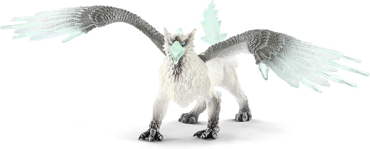 Schleich Ice Griffin 70143 - Poseable Fantasy Action Figure for Kids 3+ 3