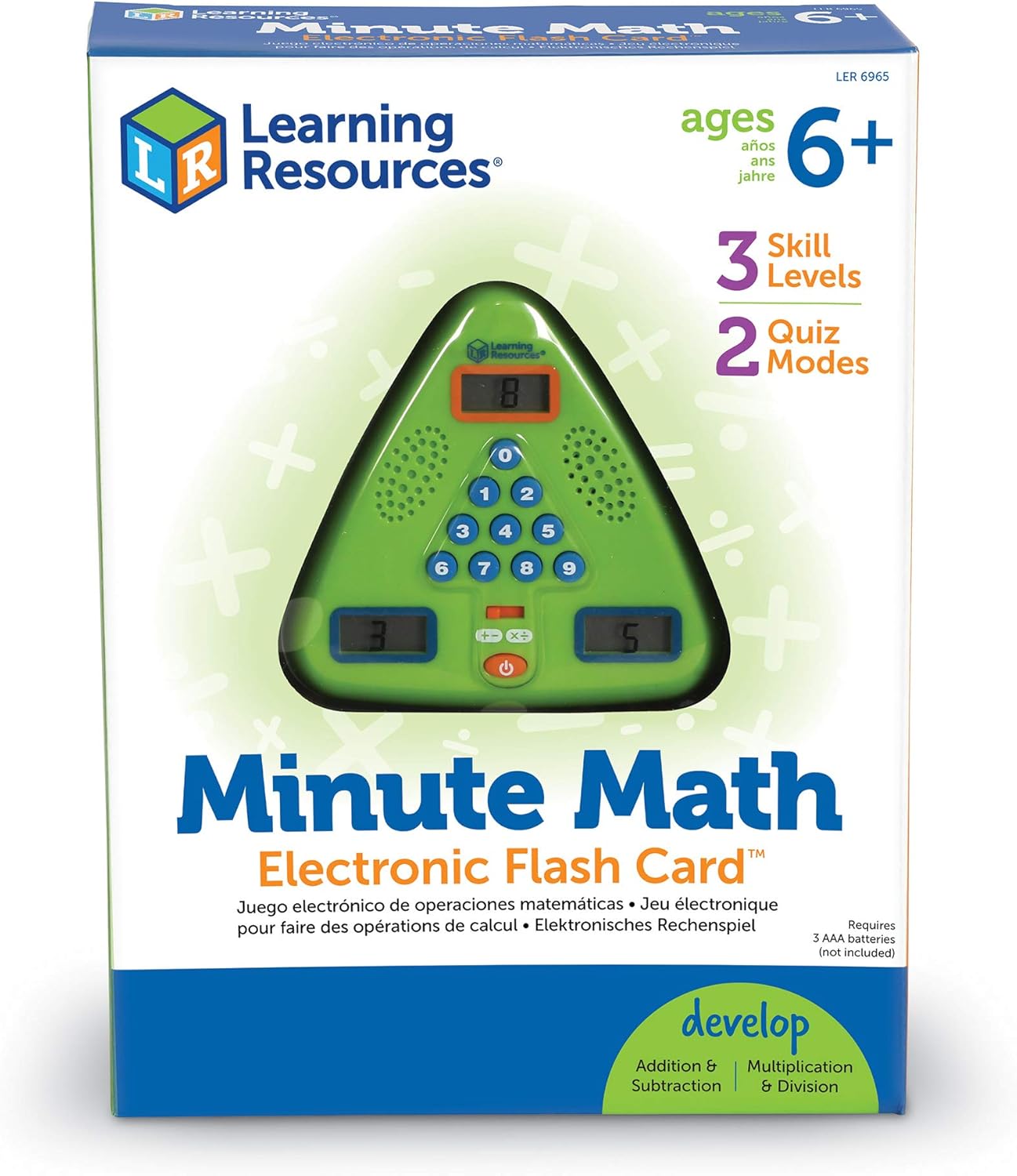 Learning Resources Minute Math Electronic Flash Card 1