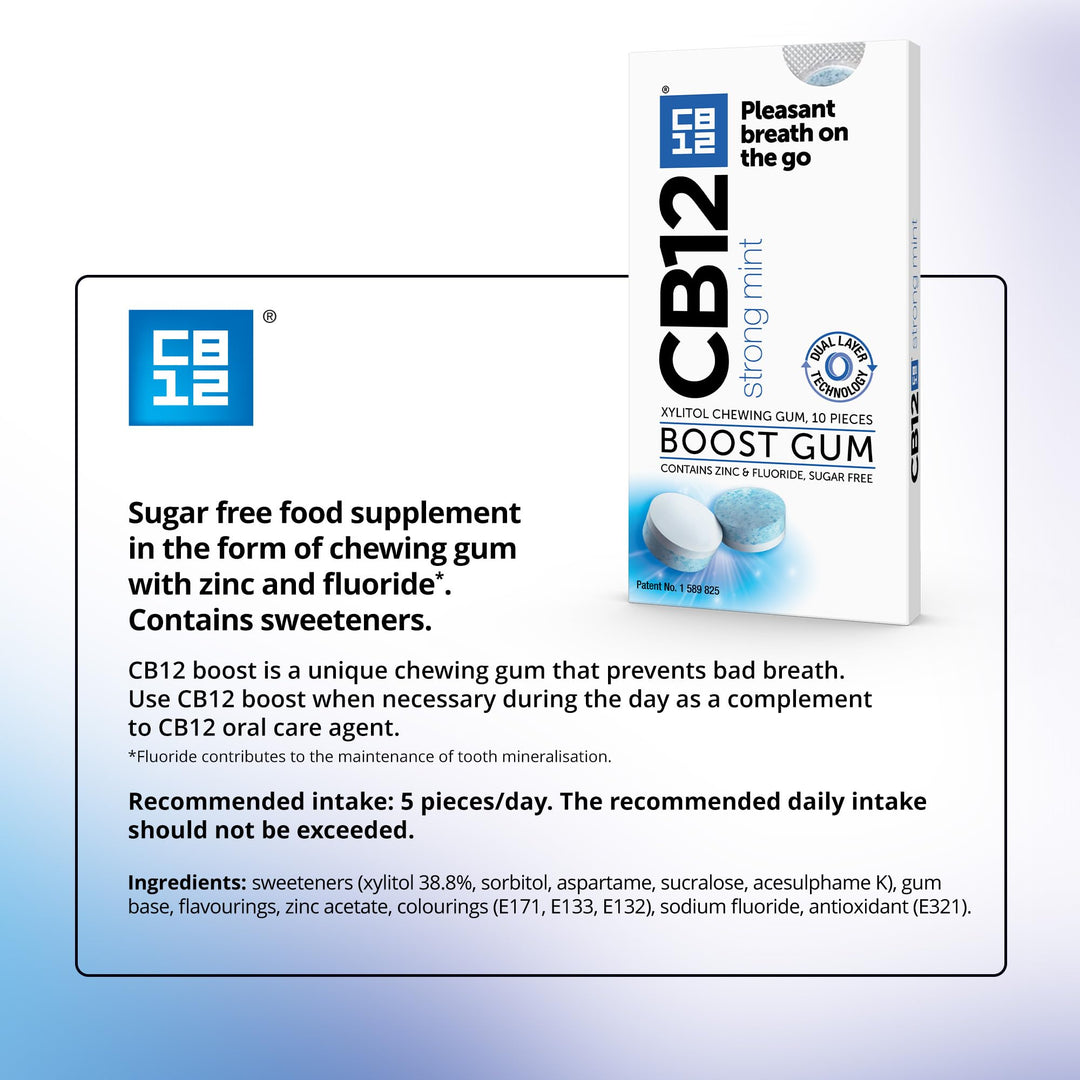 CB12 - Boost Chewing Gum (10 Pieces)