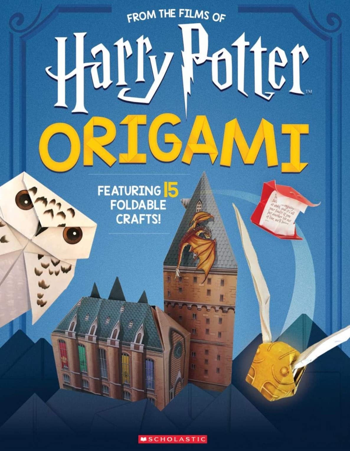 Scholastic Origami: 15 Paper-Folding Projects Straight from the Wizarding World! | Paperback 1