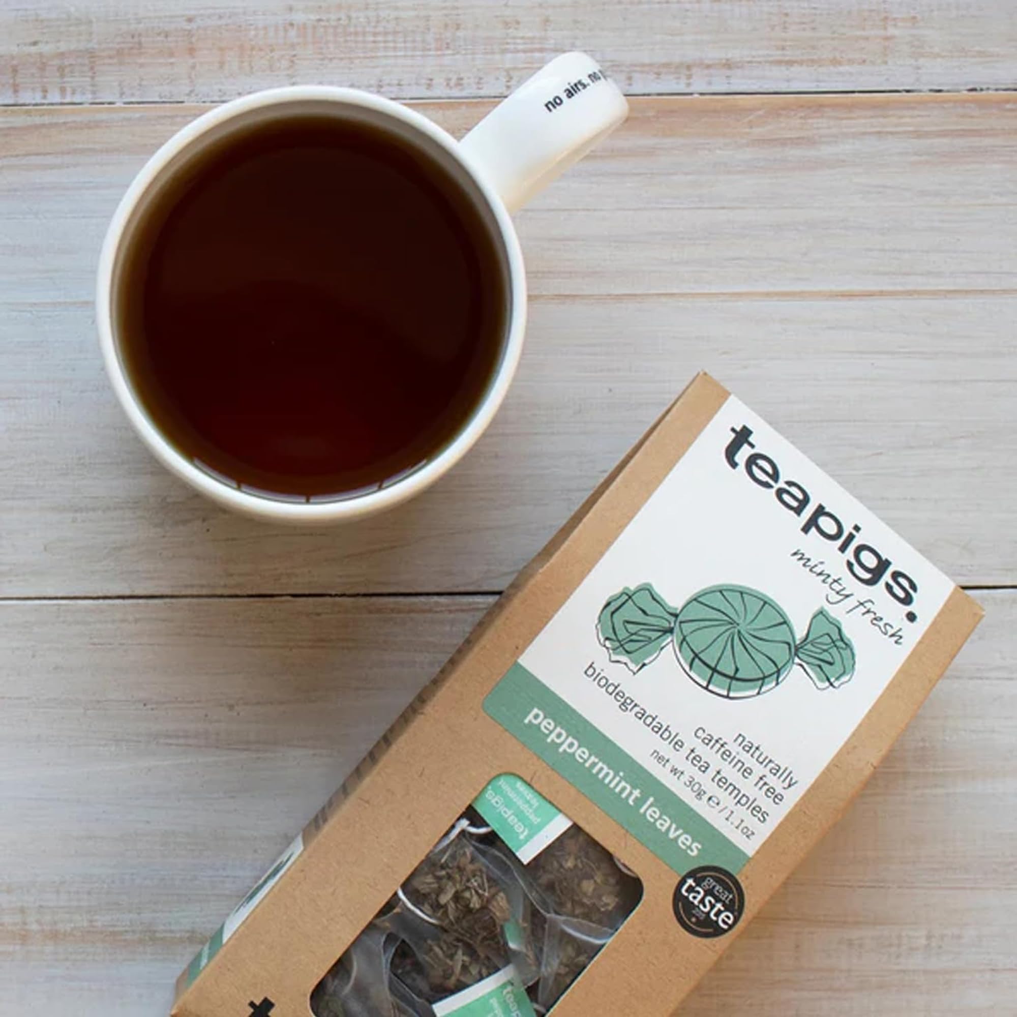 Teapigs Peppermint Herbal Tea Made With Whole Leaves - 15 Tea Temples 10