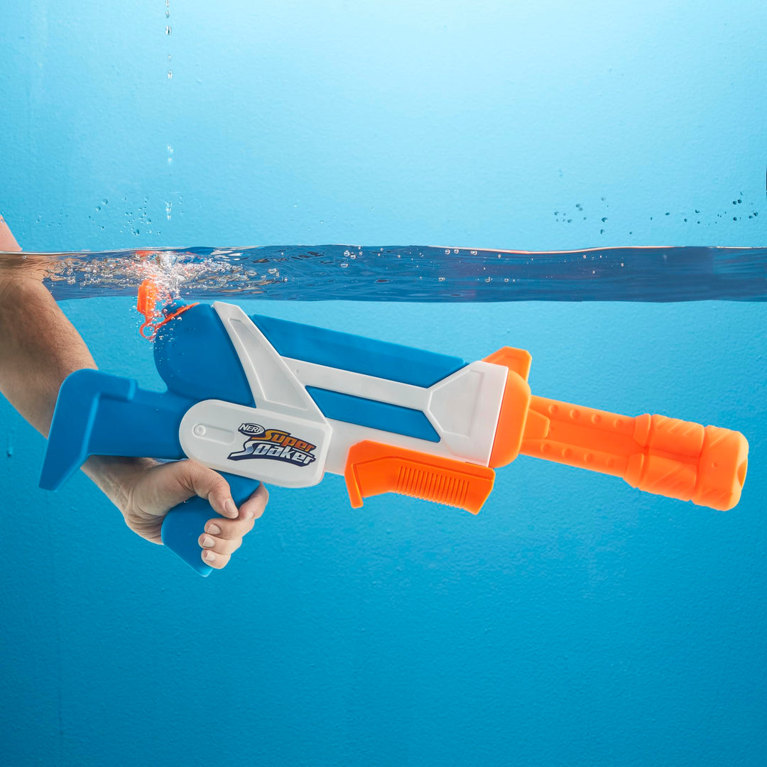 Nerf Super Soaker Twister Water Blaster - 2 Twisting Streams, 37 fl. oz. Tank