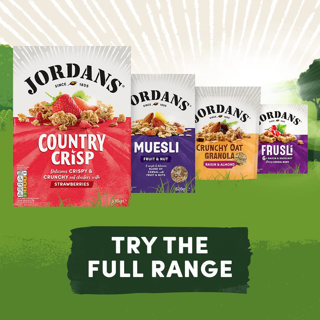 Jordans Country Crisp Strawberry Breakfast Cereal - Oat and Barley Clusters 15