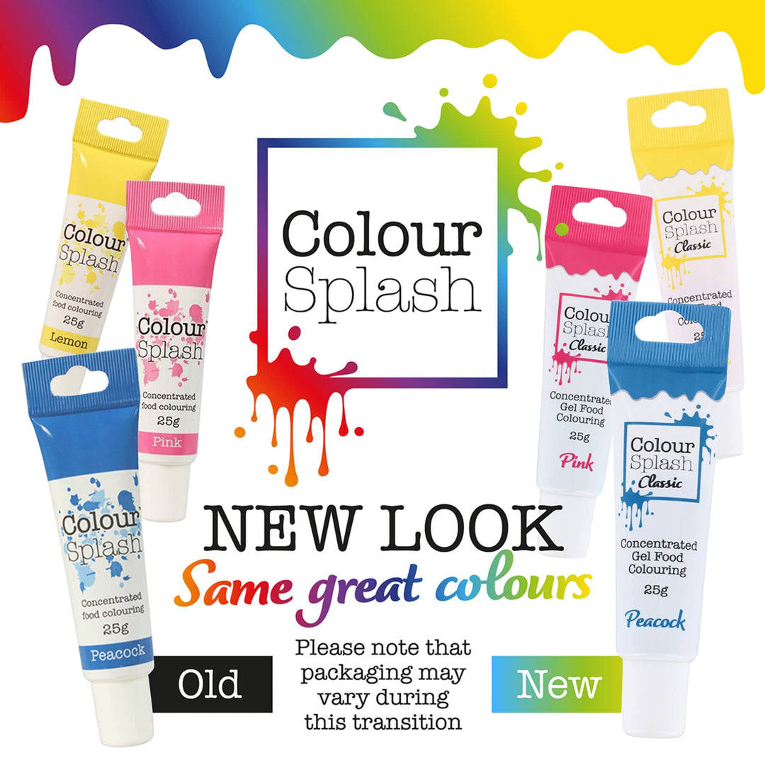 Colour Splash - Unicorn 5 Pack Food Colouring Gels, Highly Concentrated, Easy to Use Squeezy Tubes