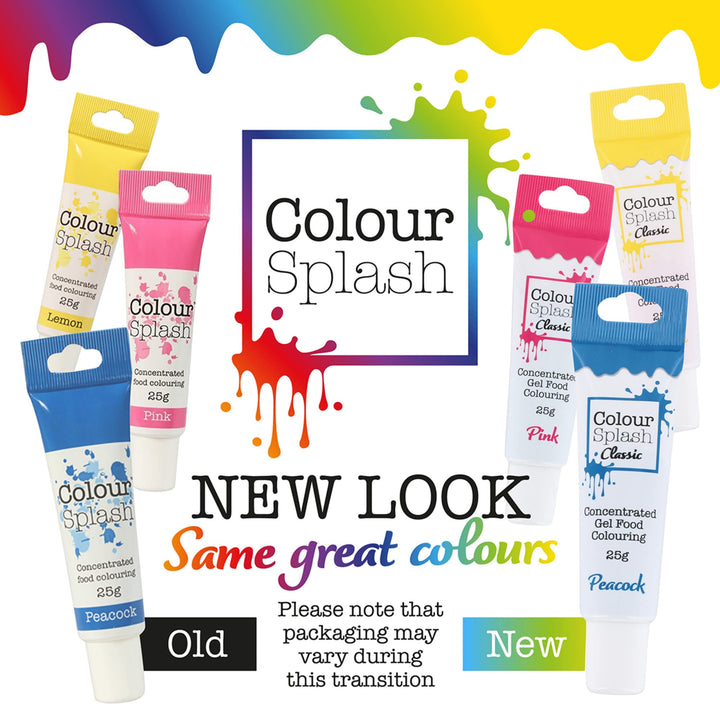 Colour Splash - Unicorn 5 Pack Food Colouring Gels, Highly Concentrated, Easy to Use Squeezy Tubes