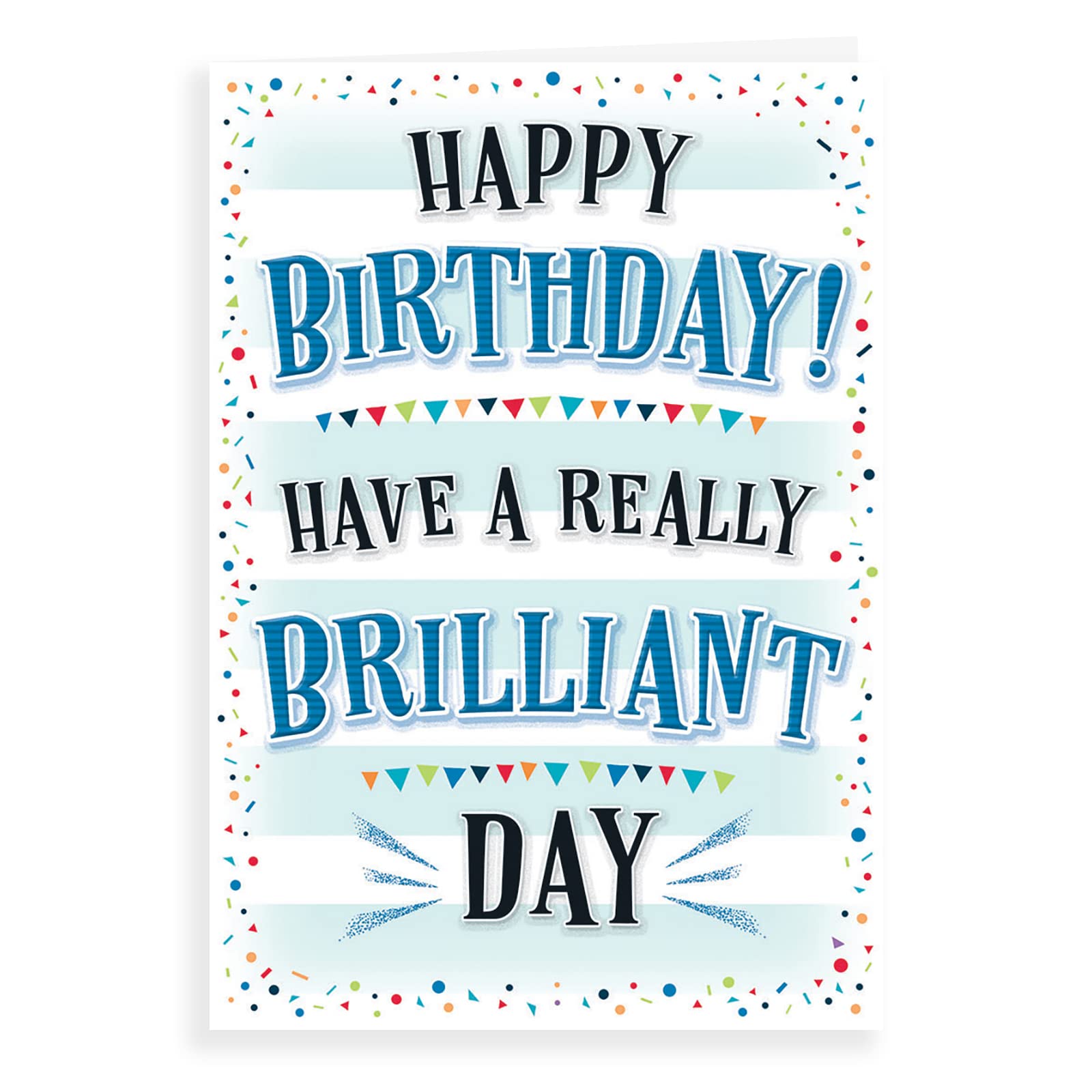 Piccadilly Greetings Modern Birthday Card for Men | 7 x 5 Inches | Includes Envelope
