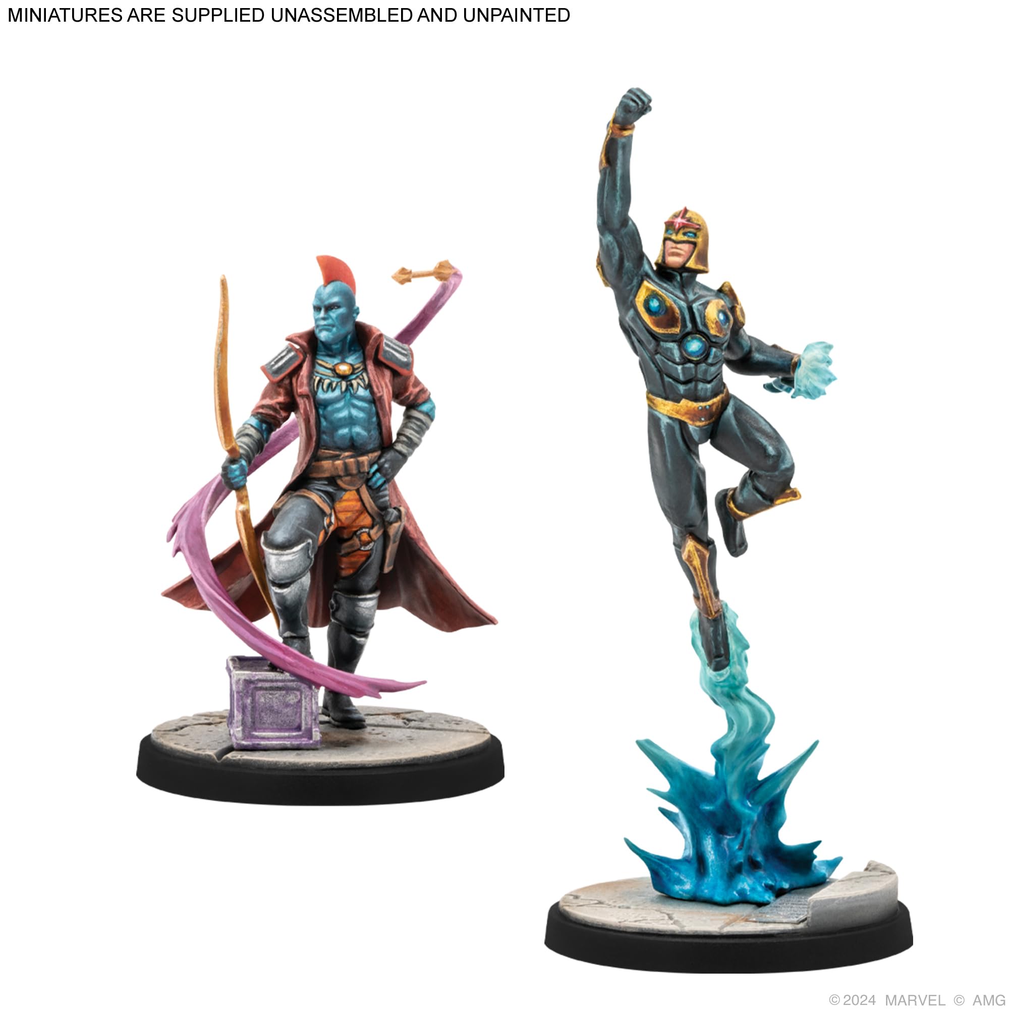 Atomic Mass Games Marvel Crisis Protocol - Yondu & Nova Miniatures Expansion 3