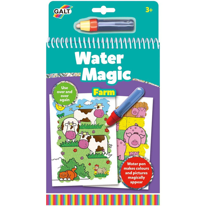 Galt Toys, Water Magic - Farm, Colouring Book for Children, Ages 3 Years Plus